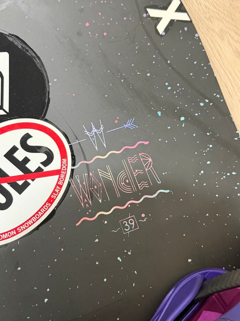 SALOMON スノーボード 板 139cm ビンディング セット ケース付き