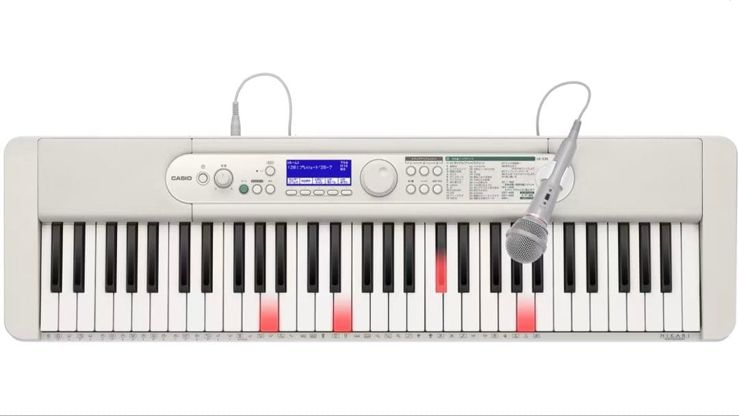 カシオ　CASIO　光ナビゲーション キーボード ［61鍵盤］　LK-530