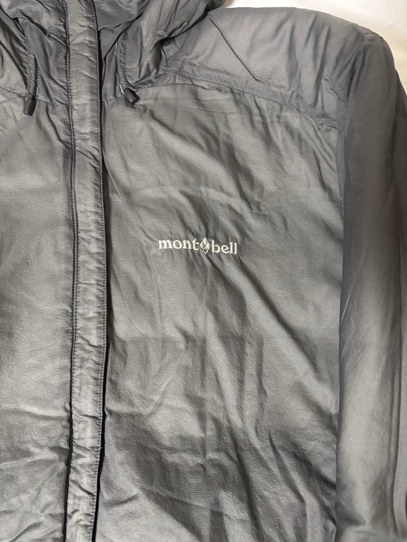 モンベル サーマラップ パーカ リバーシブル 撥水加工 Lサイズ 黒