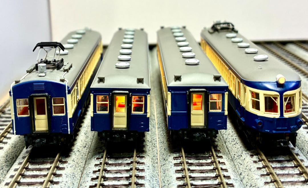 ＊絶版・希少品！＊ ☆人気の“流電”☆彡国鉄52系 飯田線 スカ色 4両セット