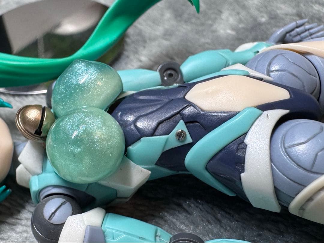 muscuto メカガデ子1.0 部分塗装&トップコート(髪の毛に破損あり)