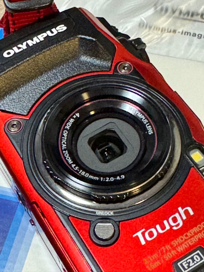 GB　OLYMPUS Tough TG5　レッド