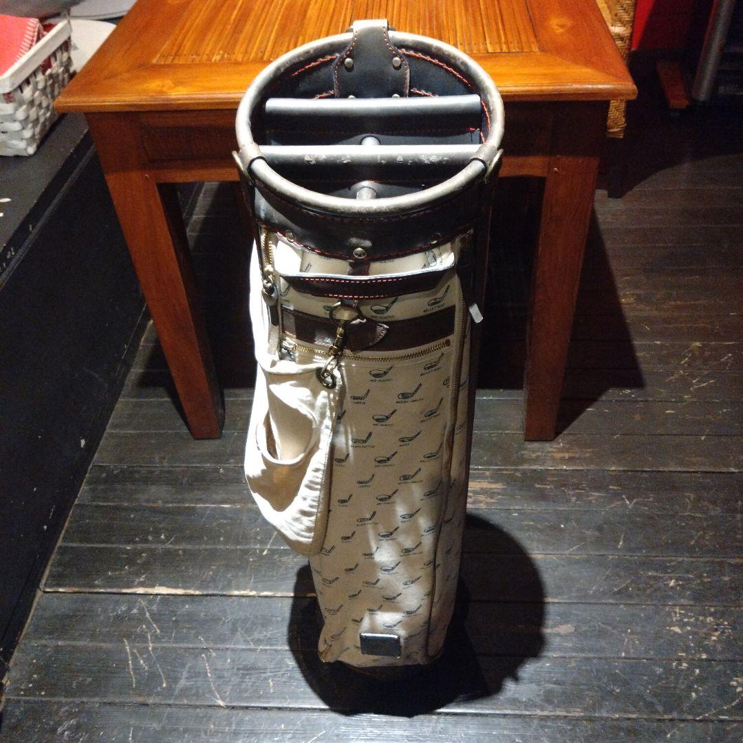 木ノ庄帆布×Mizuno　キャンバス×レザー キャディバッグ