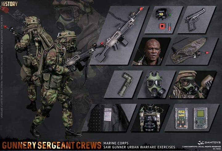 ダムトイズ Damtoys 78082 アメリカ海兵隊 SAWガンナー市街戦演習
