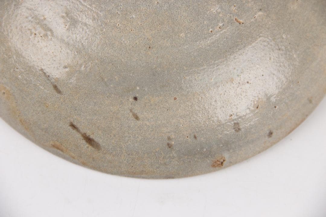 李朝初期 粉青 刻花碗 朝鮮古陶 高麗 茶碗 古美術 骨董 EL11-15