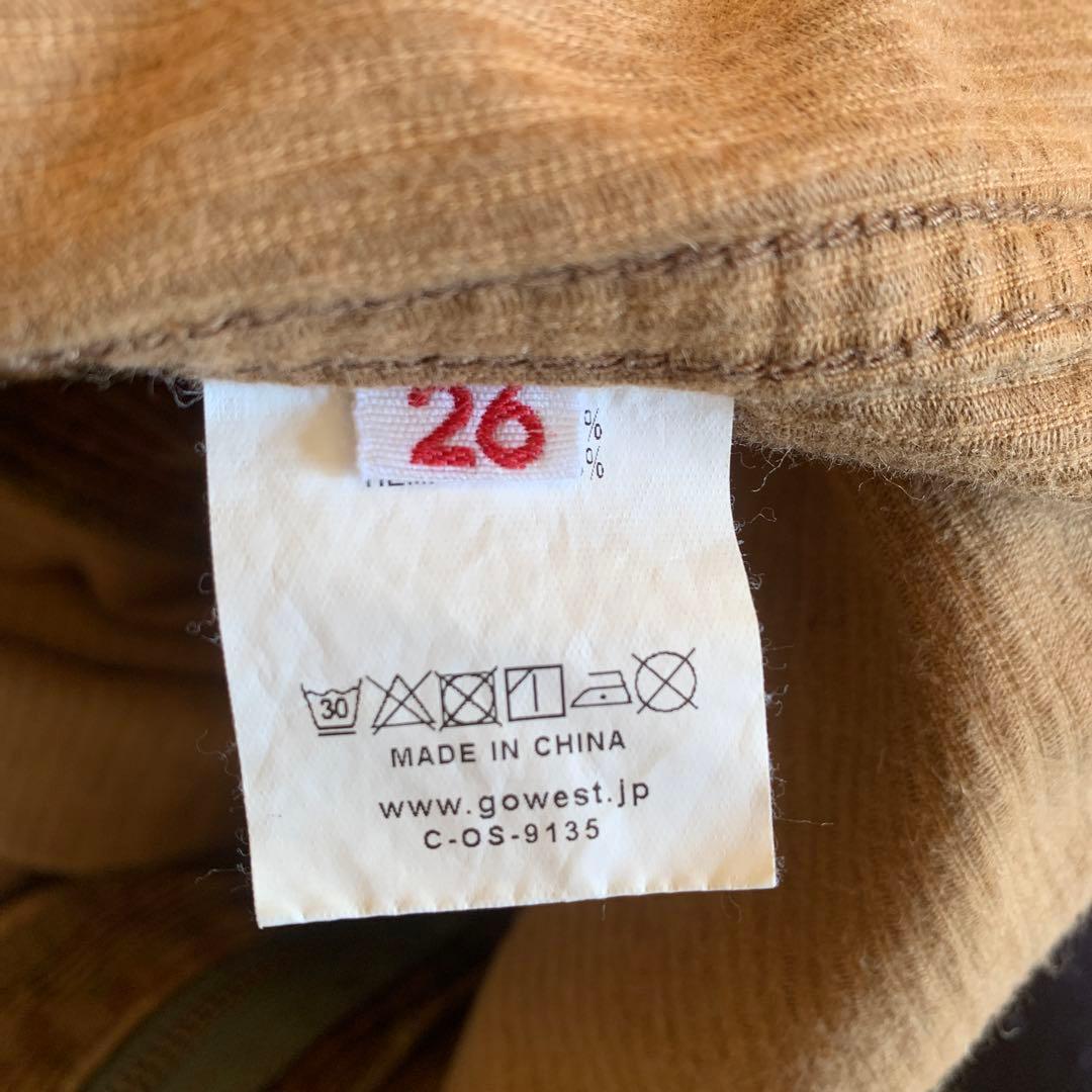 GO HEMP コーデュロイTUBE VENDOR ALL PANTS