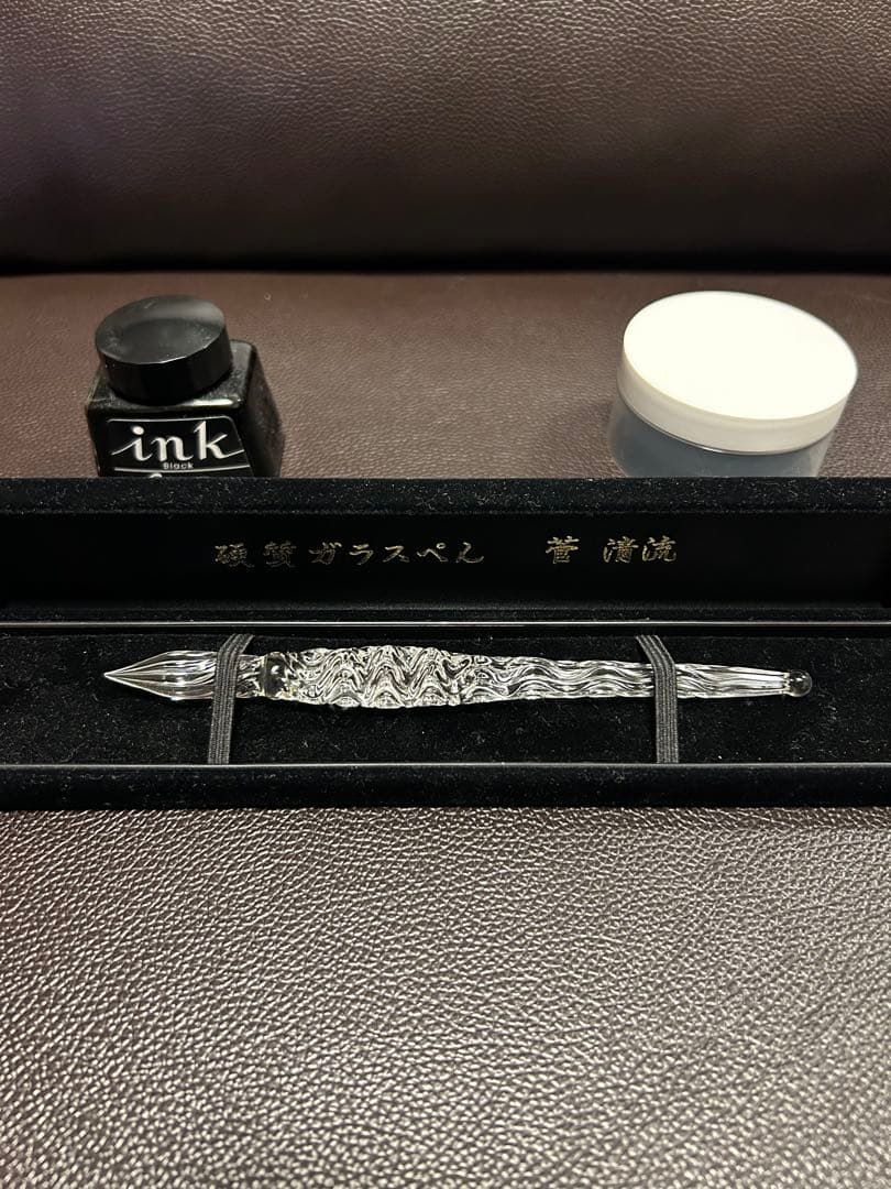 【美品】ガラスペン　菅清流　高級ペン