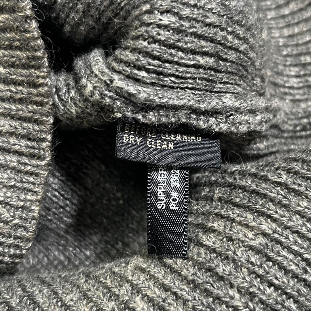 RRL ドライバーズニット　アルパカ　リネン　S グレー　ヴィンテージモデル