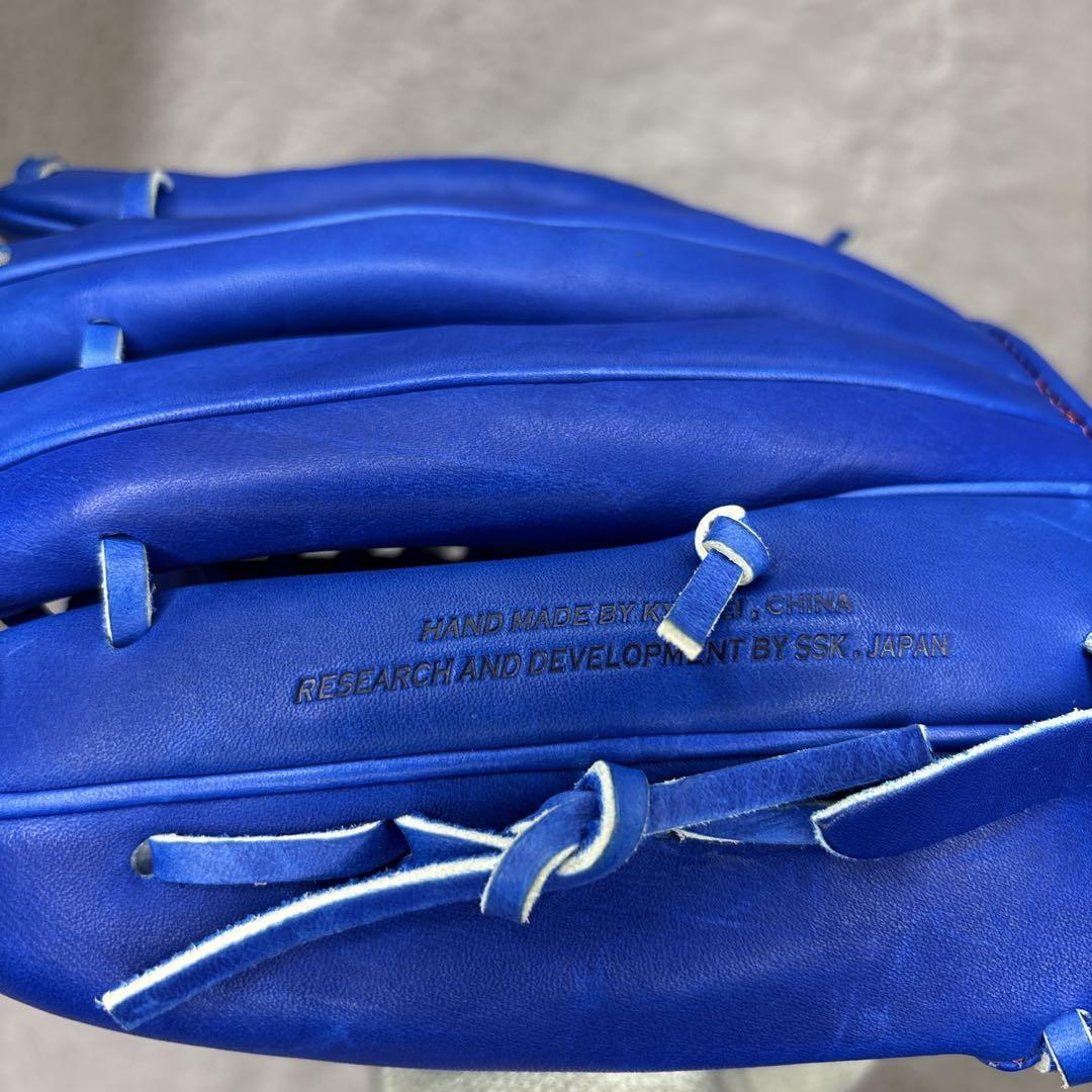 SSK 軟式グローブ　オールラウンド　野球　super soft 一般用　ブルー