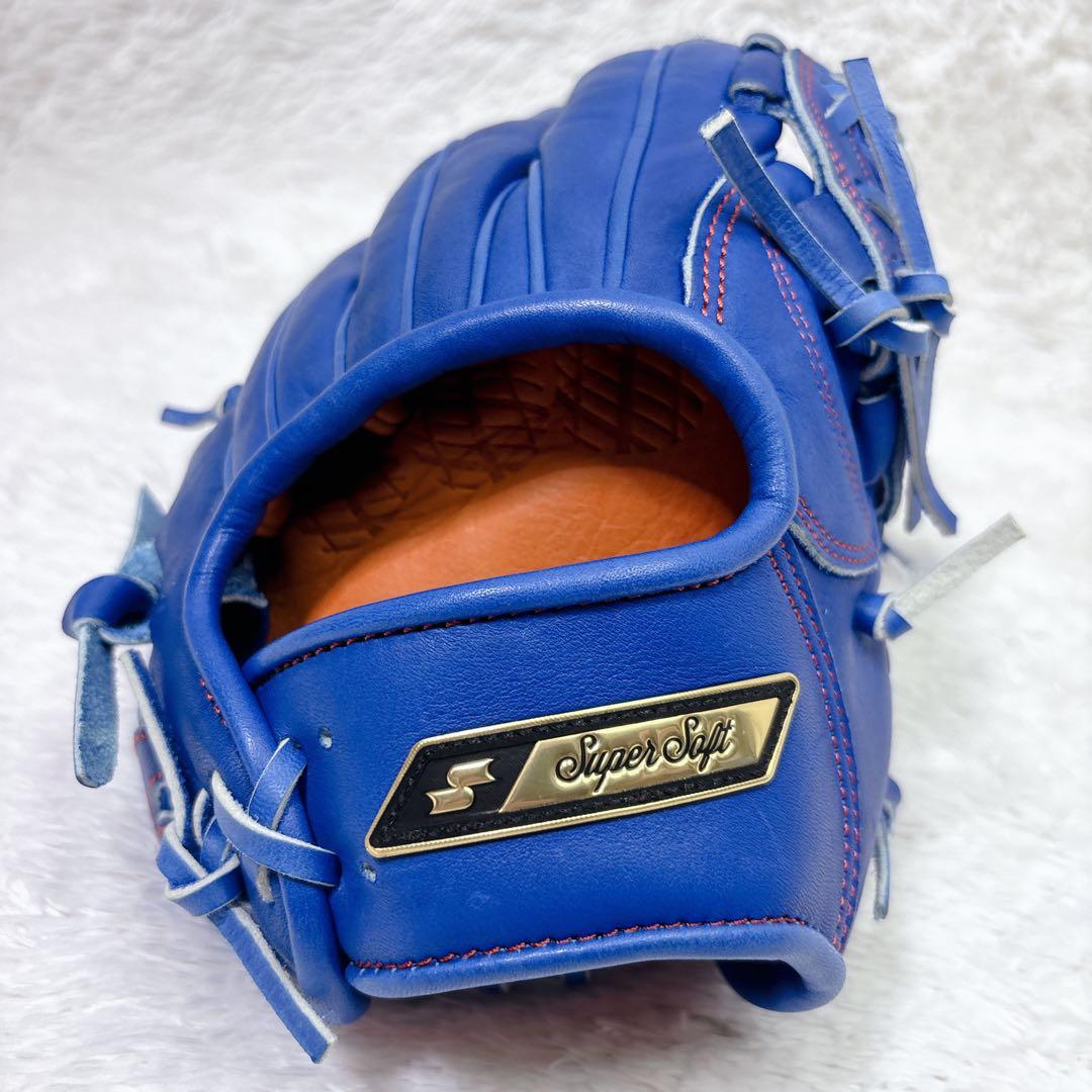 SSK 軟式グローブ　オールラウンド　野球　super soft 一般用　ブルー
