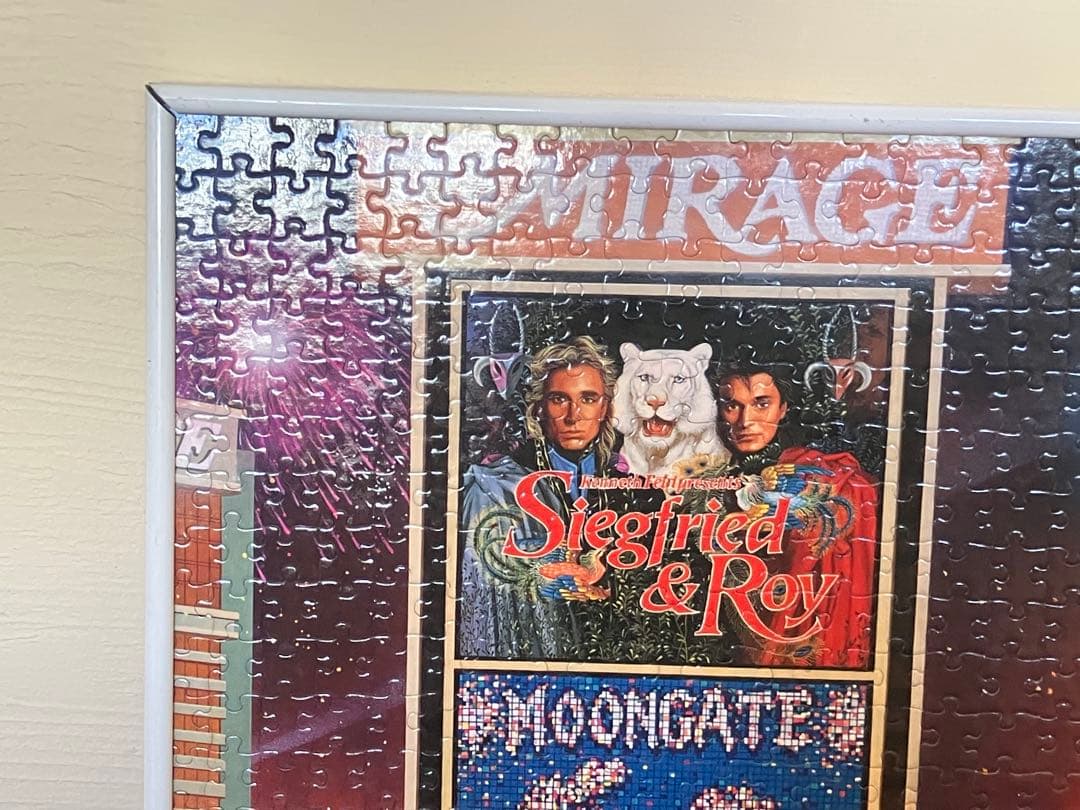 絵画としてのジグゾーパズル(アルミ額付き)古い時代の海外の風景画