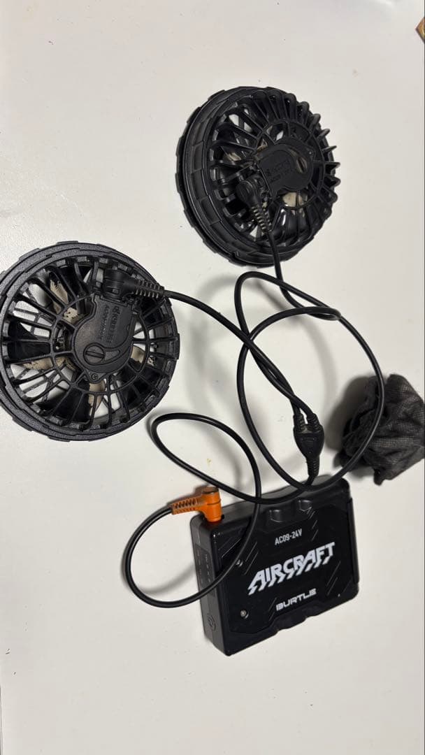 よ*士様 バートル 冷却ファン バッテリー ACU09-24V ブラック