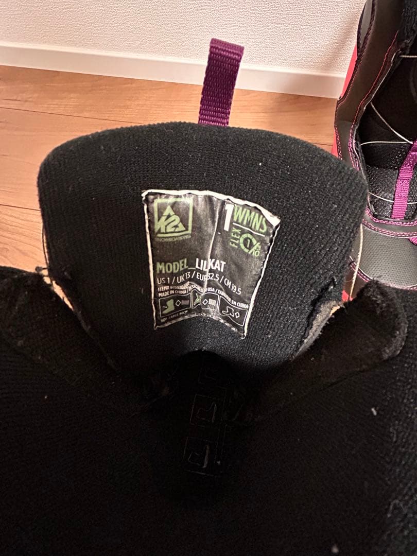 3点セット Burton K2 スノーボード ブーツ