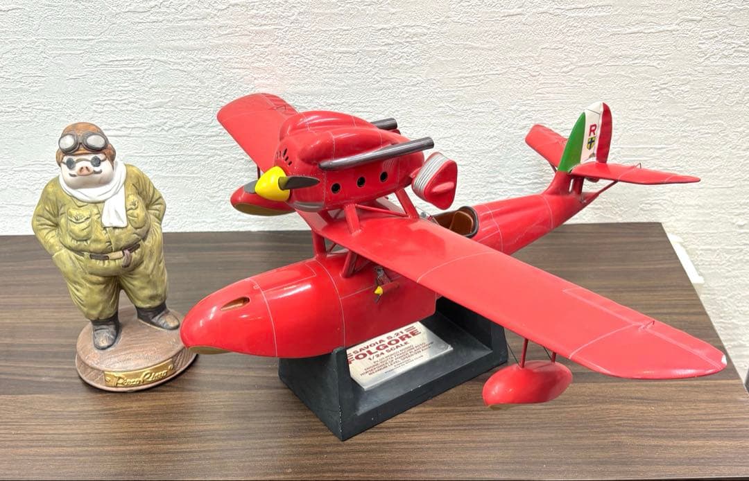 紅の豚 オルゴールとSAVOIA S-21F 1/24 WING CLUB 廃盤