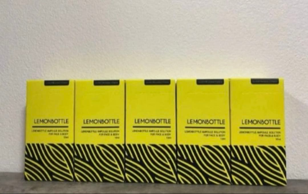 【即日発送】リピ韓国で話題レモンボトル10ml 5本ホームケアキットプレゼント