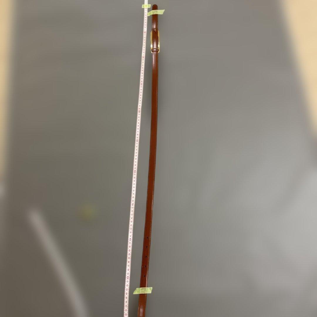 LOEWE ブラックレザーベルト 30-75