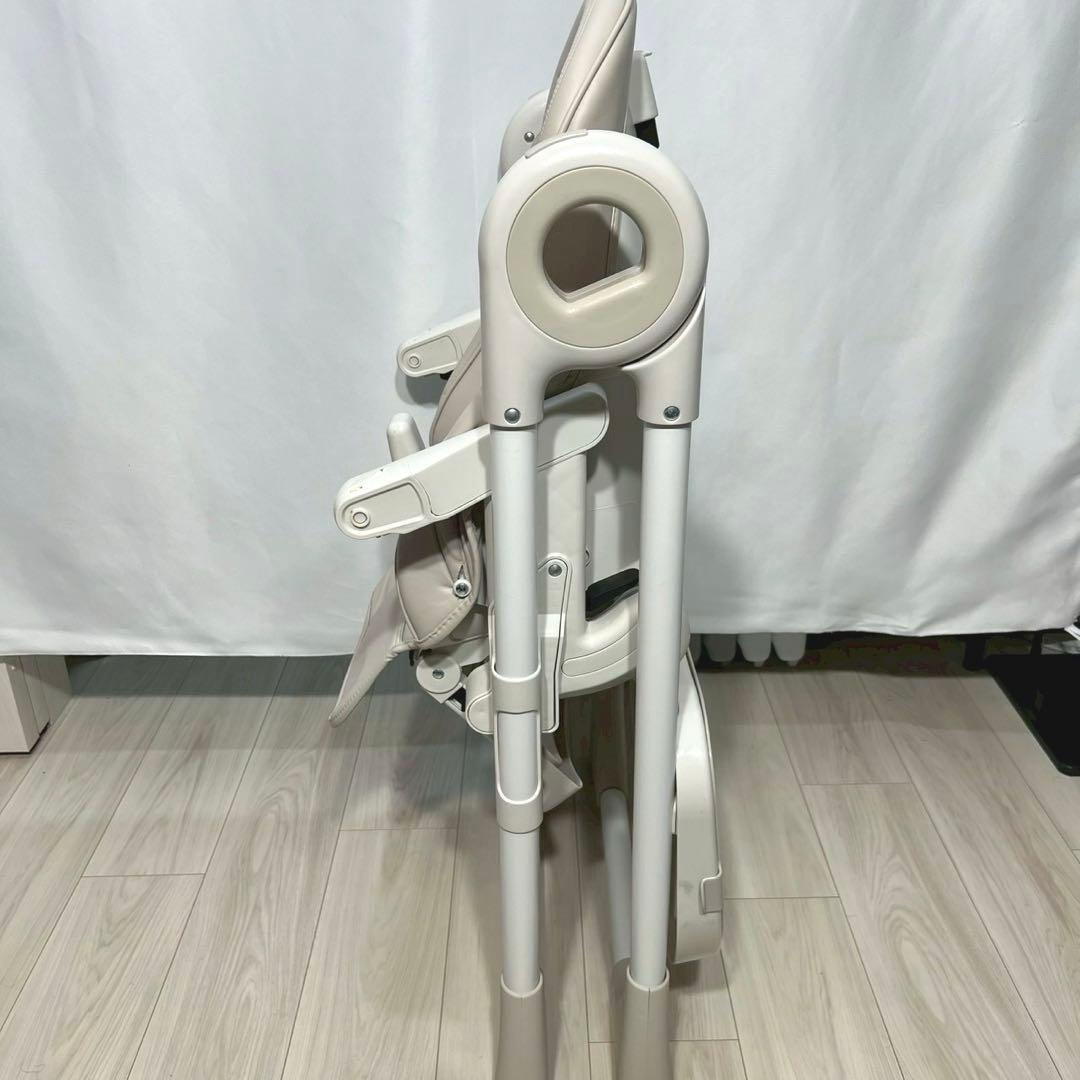 SMORbi のびのびマルチチェア ハイ＆ローチェア サンドグレー