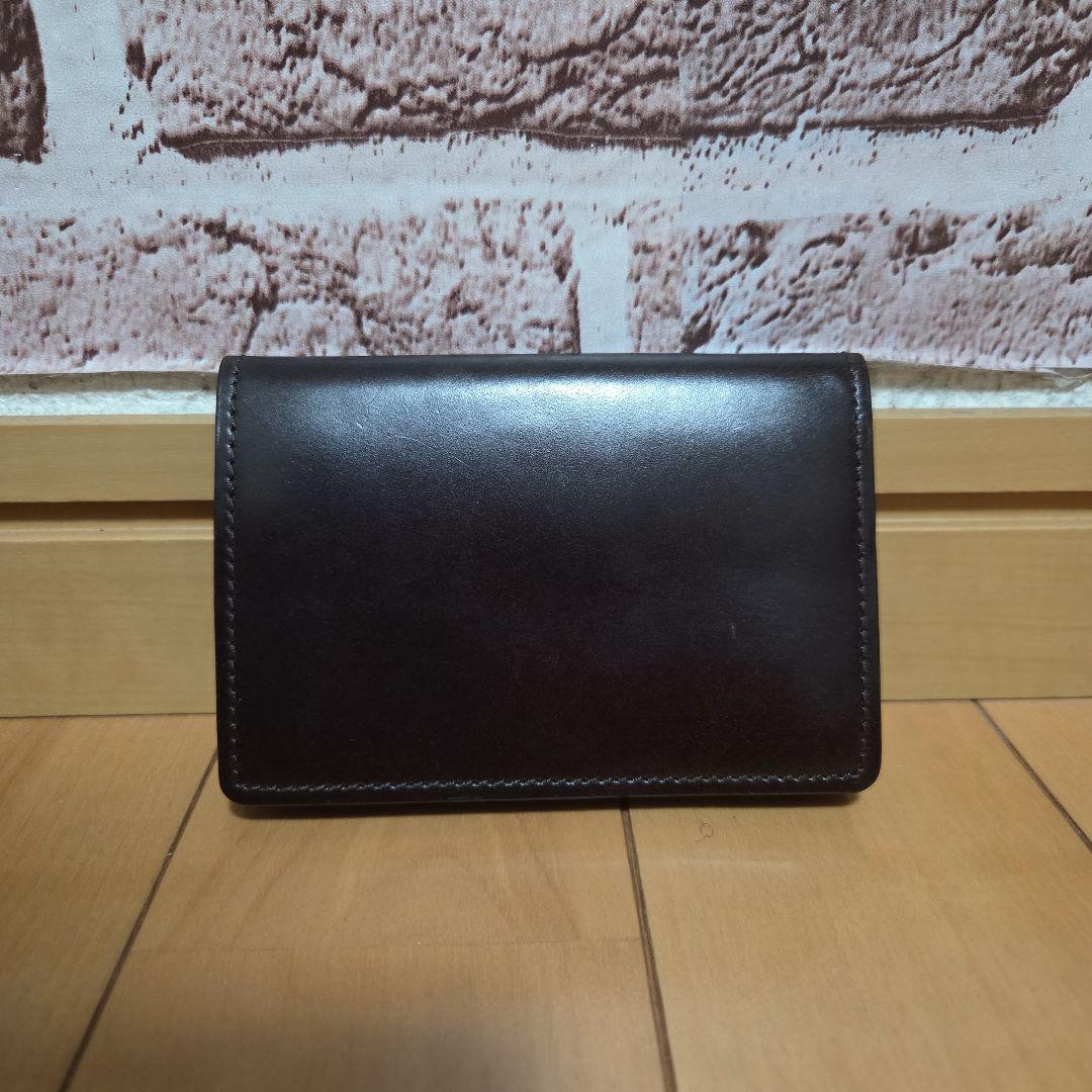 専用【美品】COCOMEISTER コードバン 名刺入れ ダークブラウン