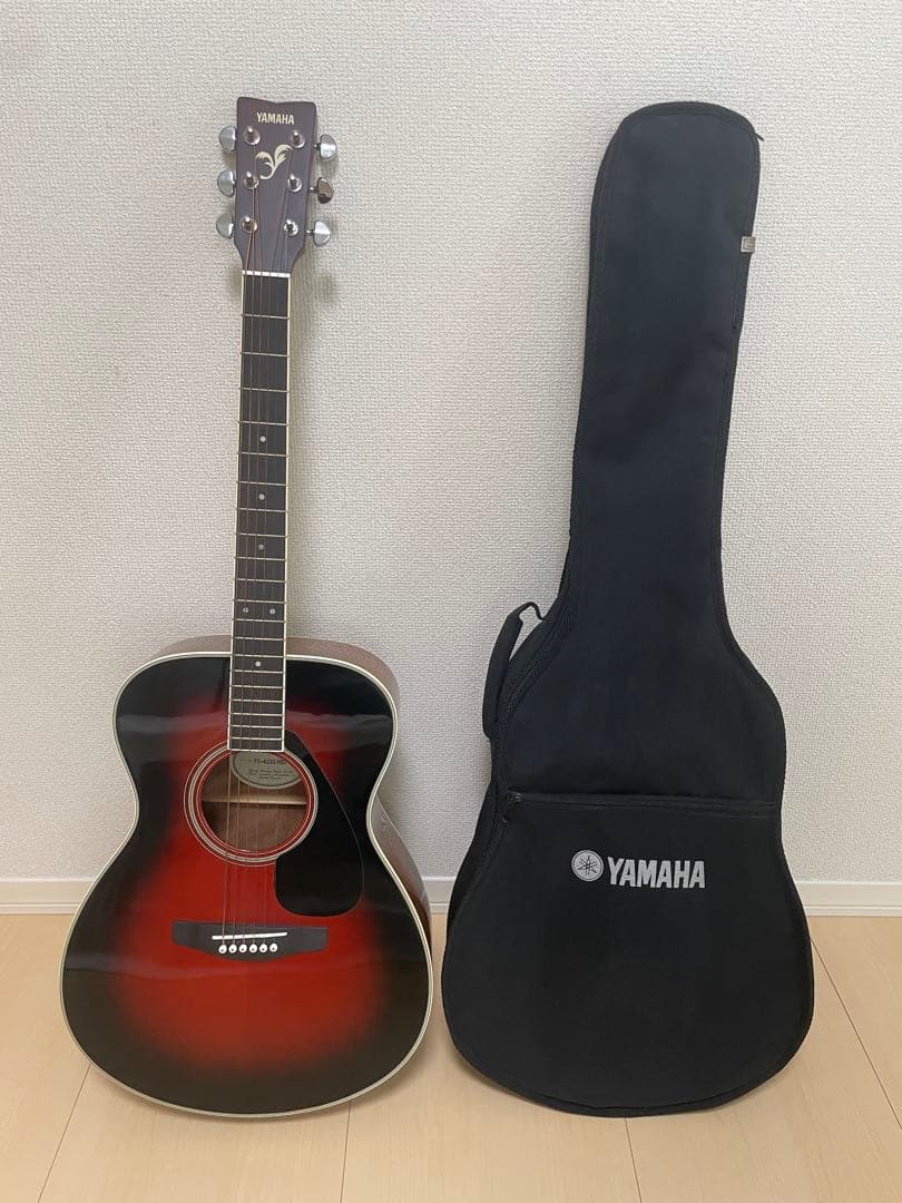 YAMAHA アコースティックギター FS-423 RED ギターケース付き