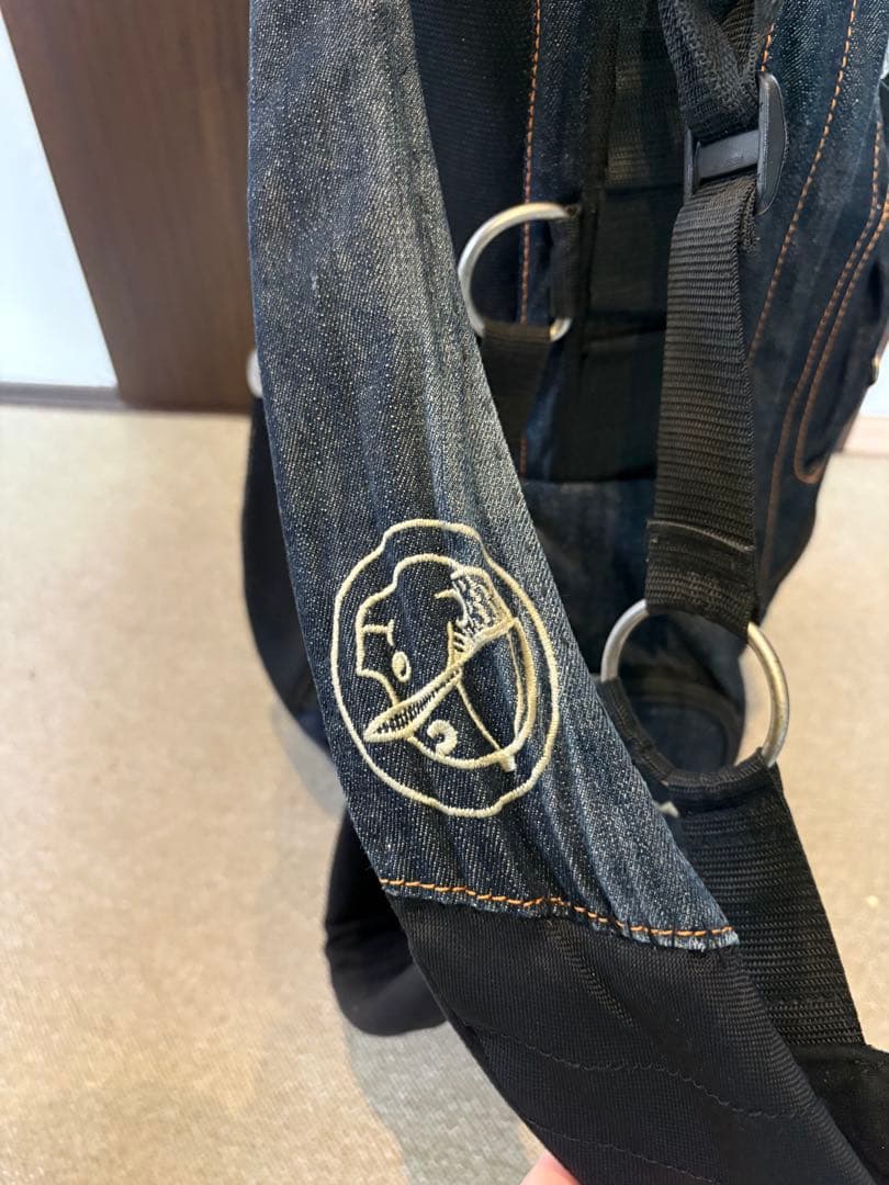 レア エヴィスゴルフ EVISU キャディバッグ デニム フードカバー付き