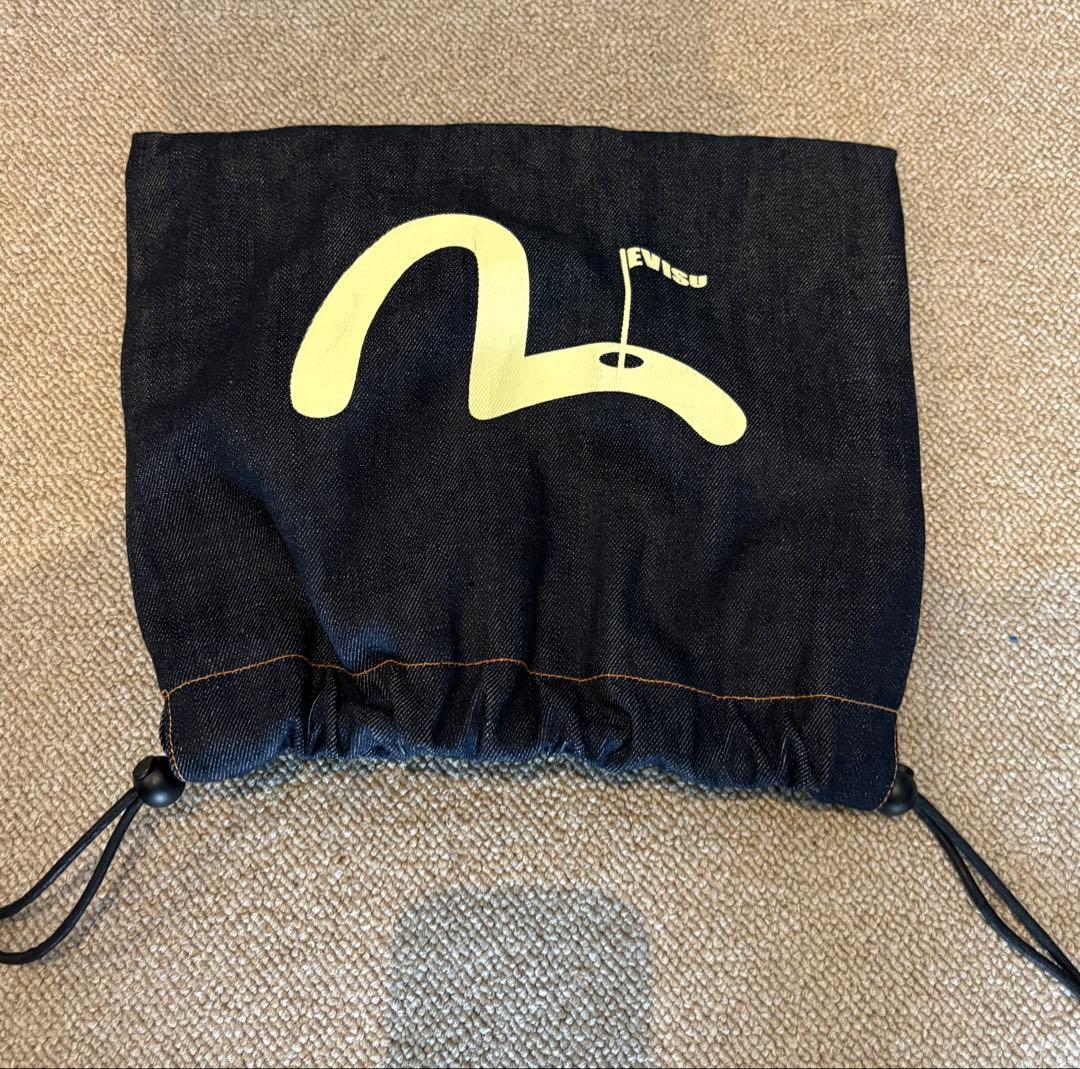 レア エヴィスゴルフ EVISU キャディバッグ デニム フードカバー付き