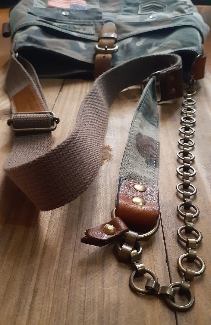 ミリタリーリメイク ★★★ GORGEOUS VINTAGE 肩掛けトート&…