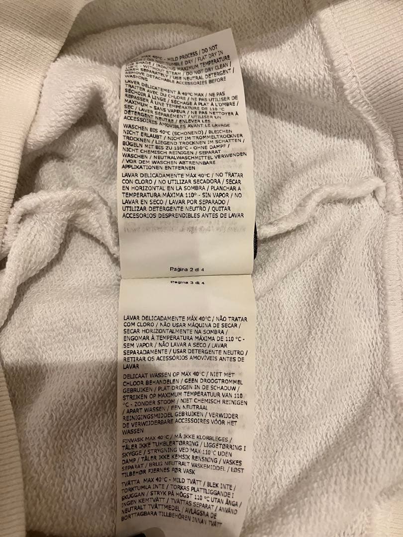 STONE  Sサイズ スウェット 白 ホワイト ストーンアイランド