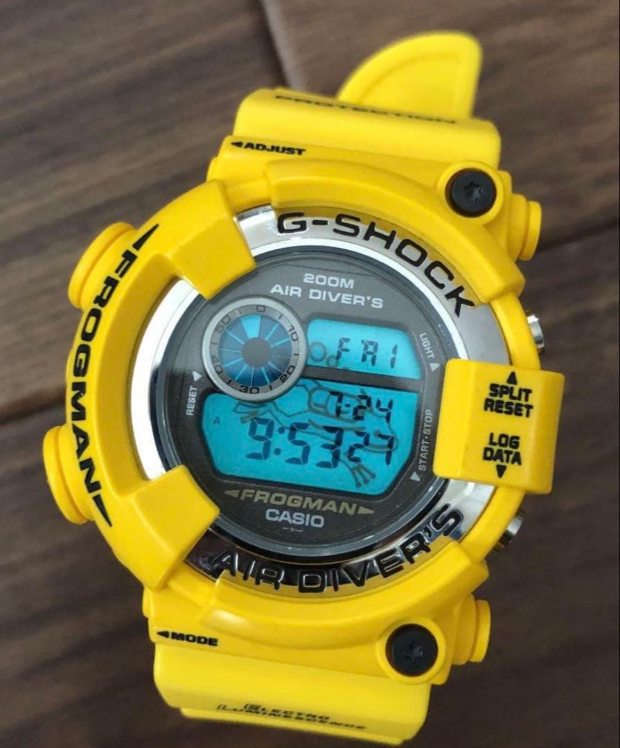 最終【フロッグマン】CASIO G-SHOCK 腕時計　イエロー　DW-8250