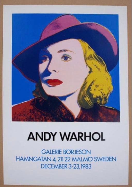 アンディ ウォーホル 展示ポスター 2
