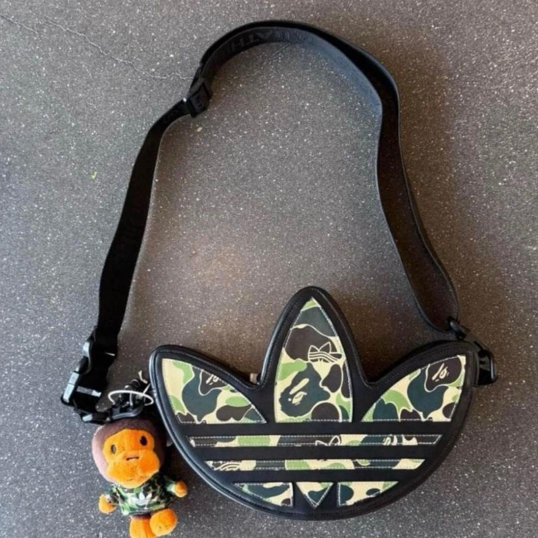 新品 Bape Adidas Camo Trefoil Shoulder Bag