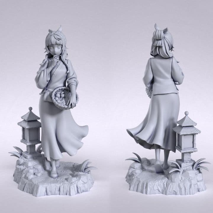 1/10　猫猫　未塗装未組立　薬屋のひとりごと　フィギュア　ガレージキット