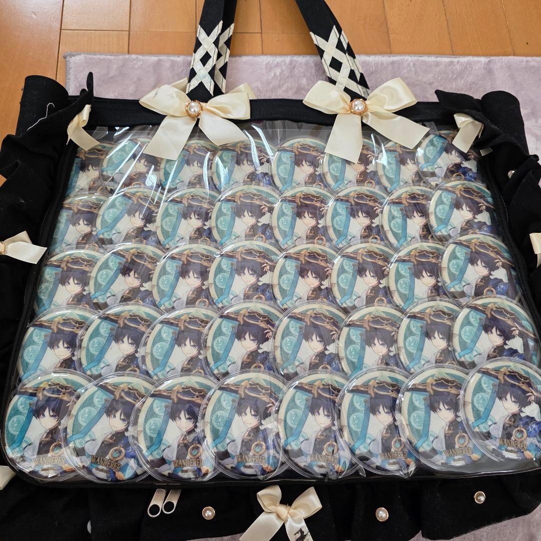 原神 放浪者 缶バッジ 痛バセット 75mm 40個