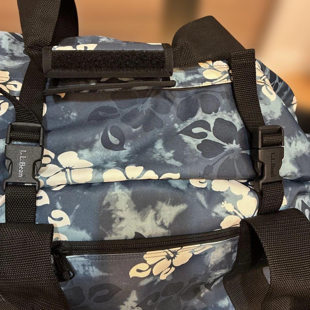 L.L.Bean 花柄ボストンキャリーバッグラージ1回使用のみ