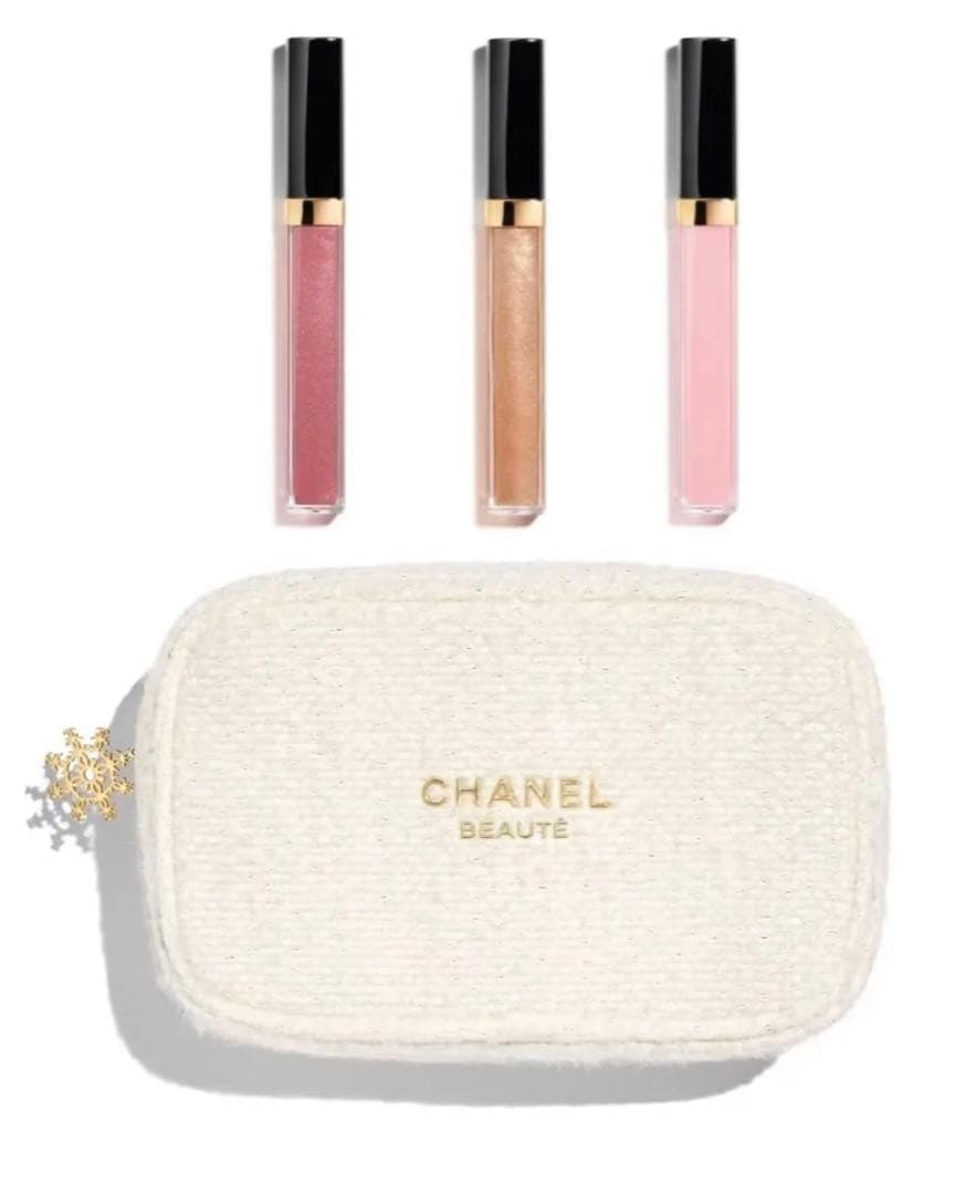 シャネル ルージュ ココ グロス トリオ セット クリスマス コフレ