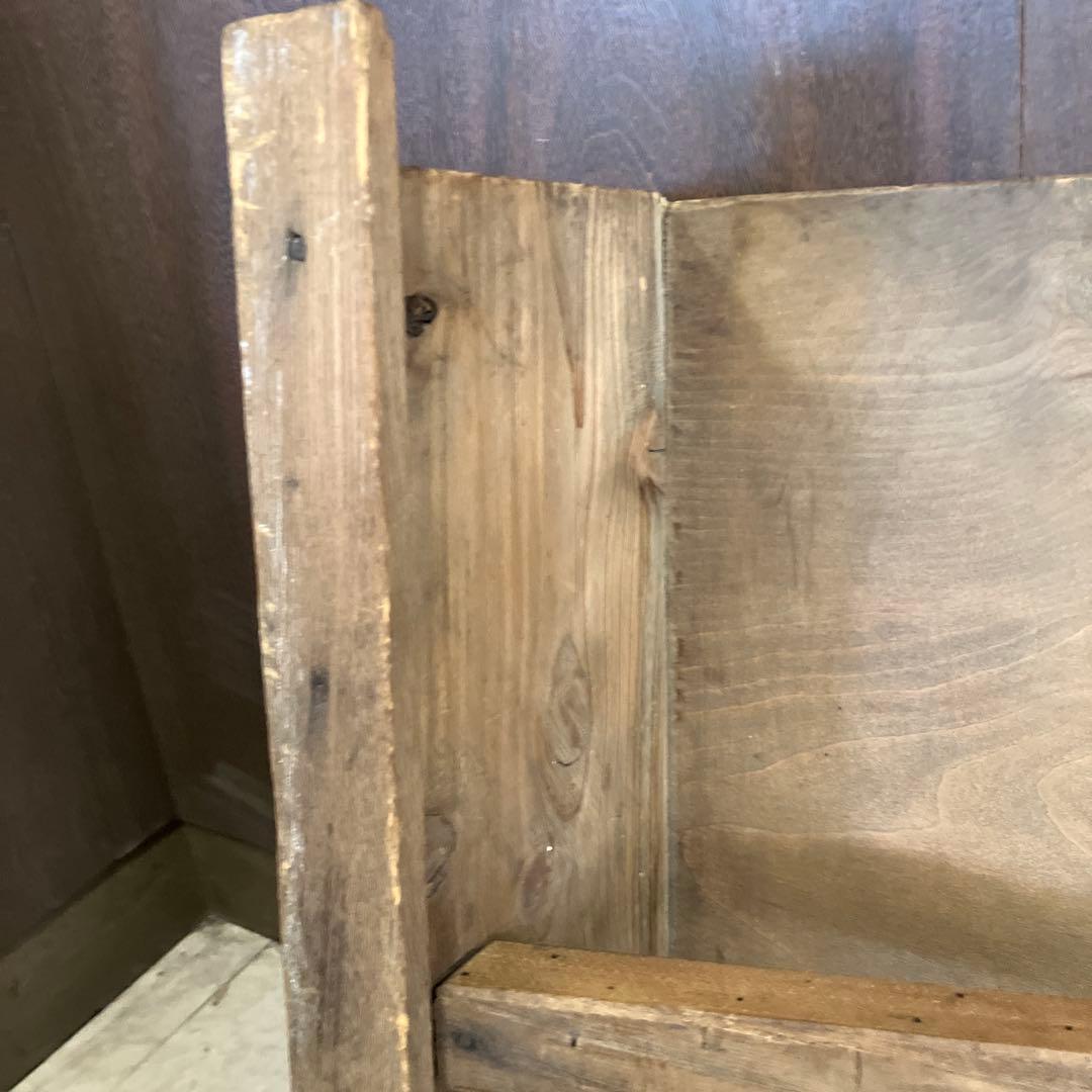 A-3 昭和レトロ 木製文机 古民具 味わい深い古材の座卓 ローテーブル 古道具