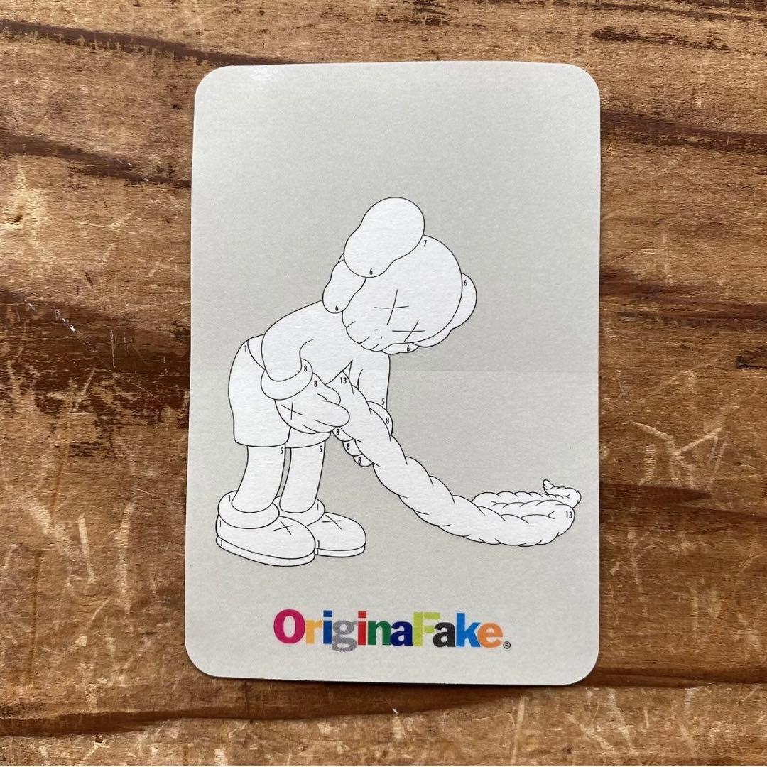 KAWS OriginalFake オリジナルフェイク ステッカー 6枚セット