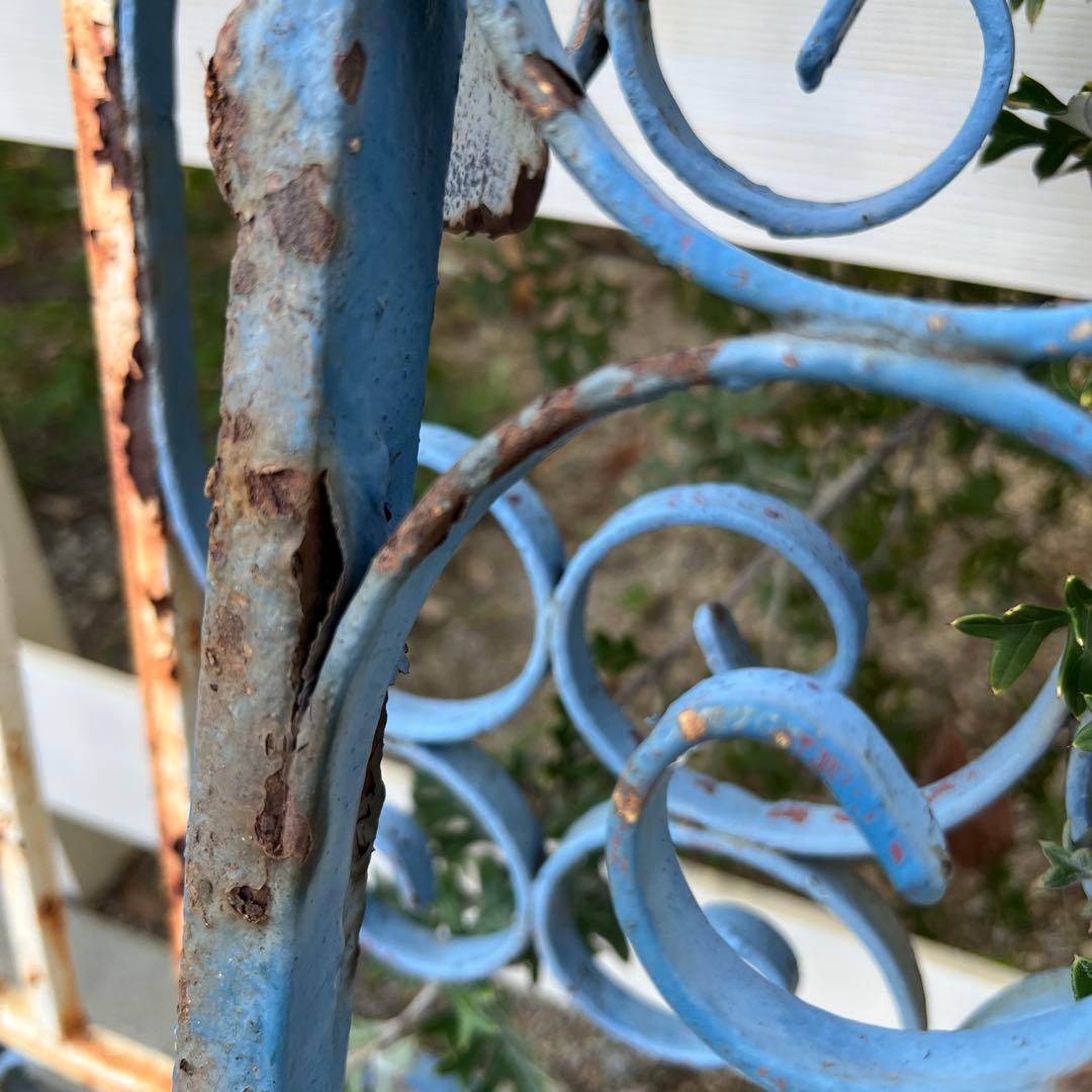 英国アンティークアイアンフェンス2枚セット