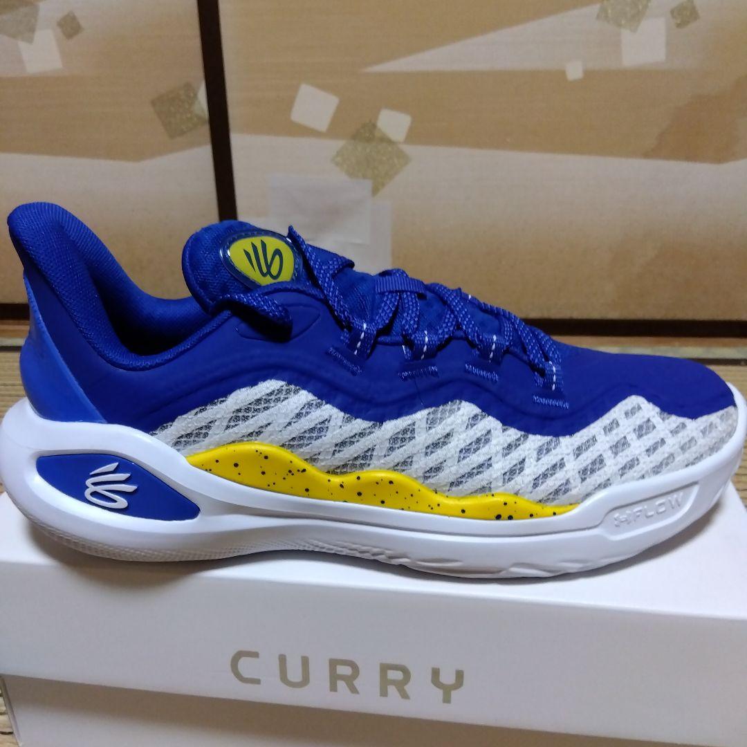 アンダーアーマー　Curry 11 DUB バスケットボールシューズ 青/黄