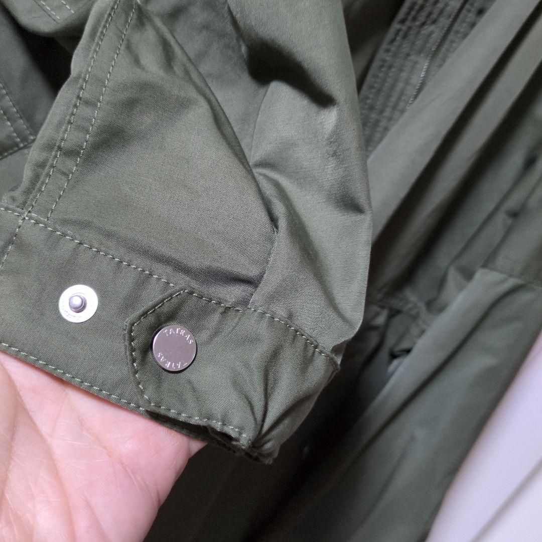 【貴重　美品】TATRAS フード付きオリーブグリーンモッズコート