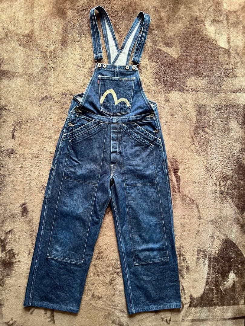 【希少】EVIS エヴィス　初期タグ　ダブルニー　オーバーオール　カモメ