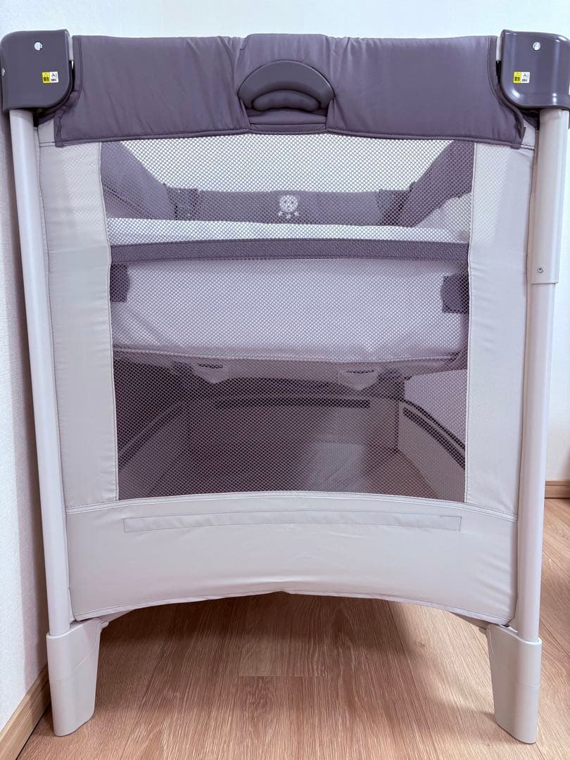 Aprica ココネルエアーAB グレーベアー ベビーベッド