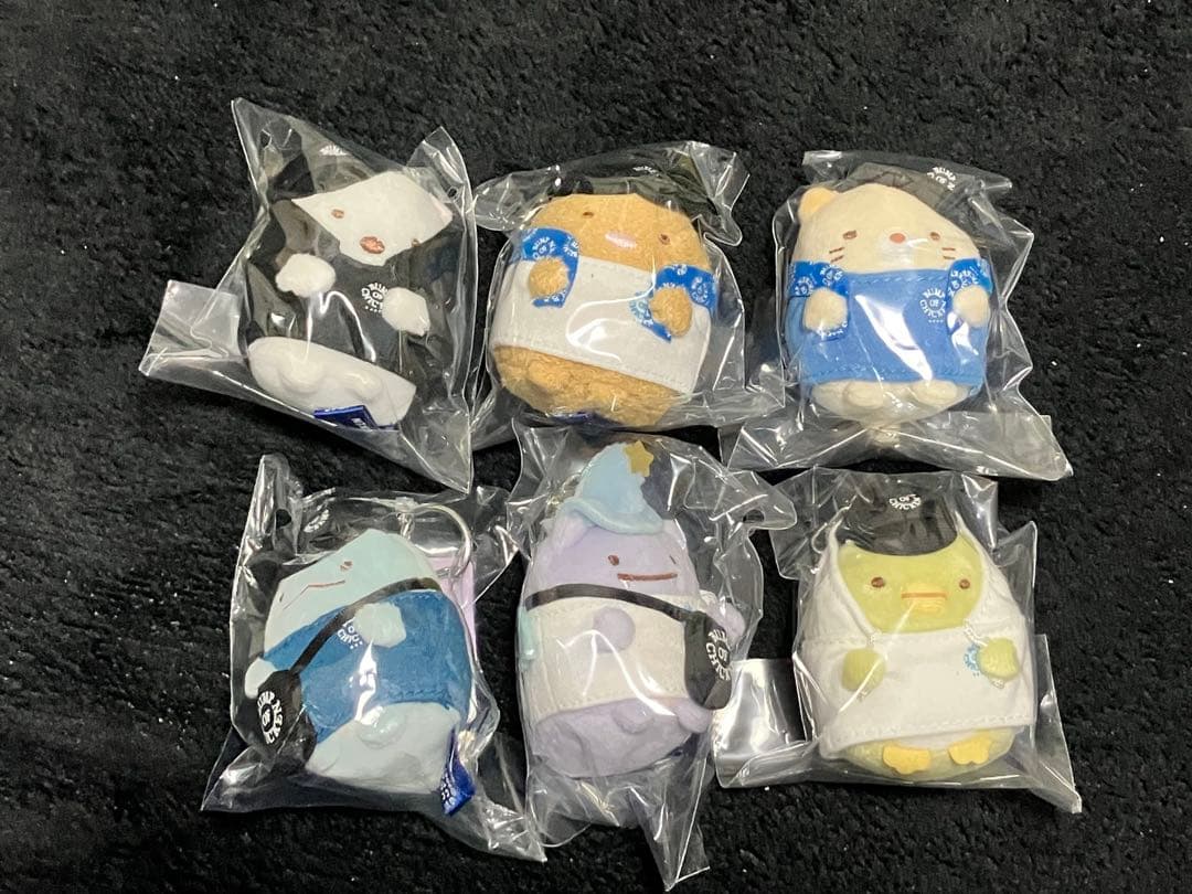 すみっコぐらし BUMP OF CHICKEN ぶらさげぬいぐるみ6体セット