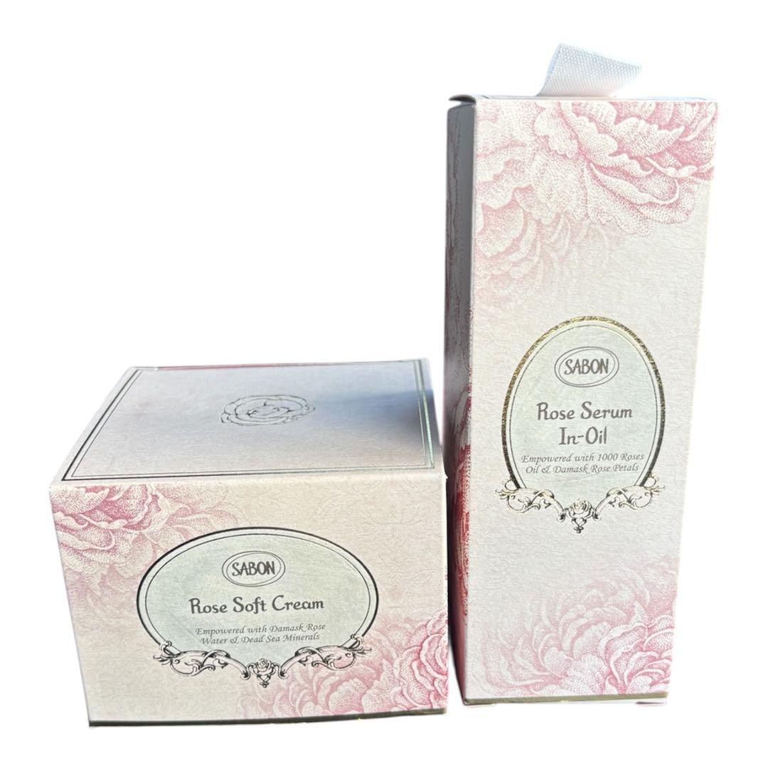 【新品未使用】SABON フローラルセラムインオイルオイル & ソフトクリーム