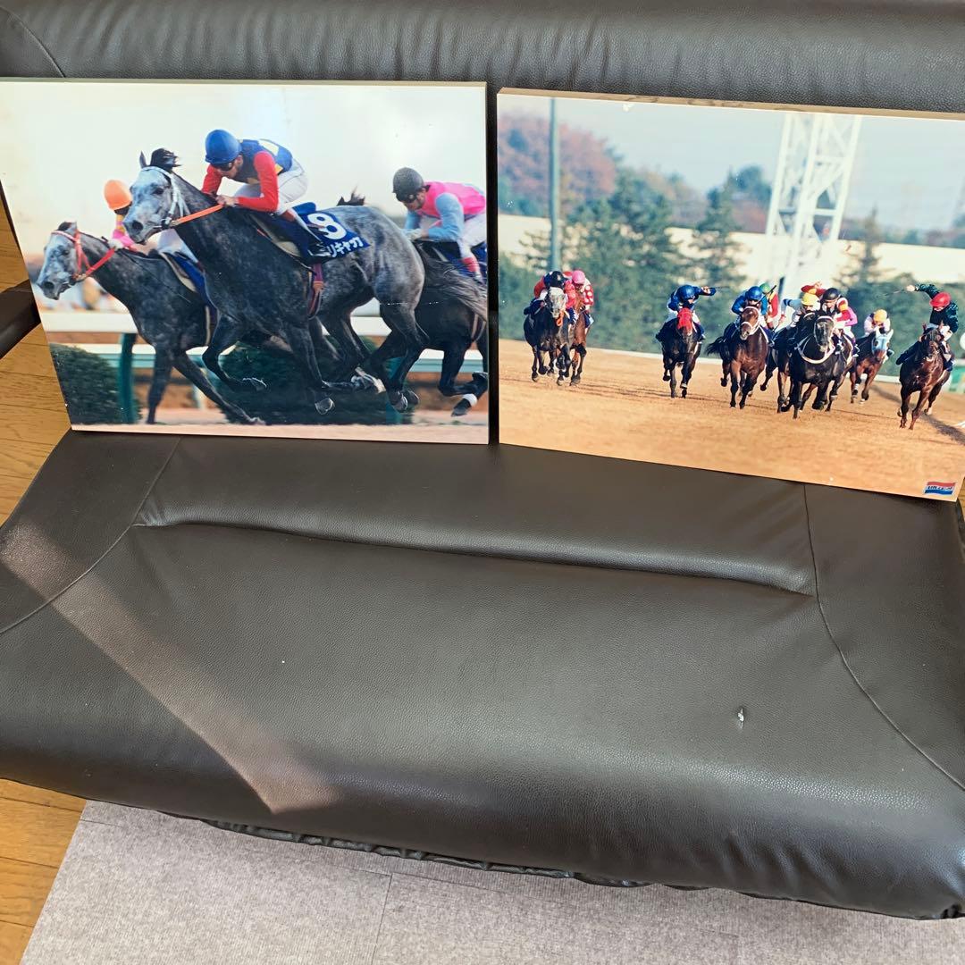 オグリキャップ　パネル　武豊　2枚セット　有馬記念　ジャパンカップ　競馬