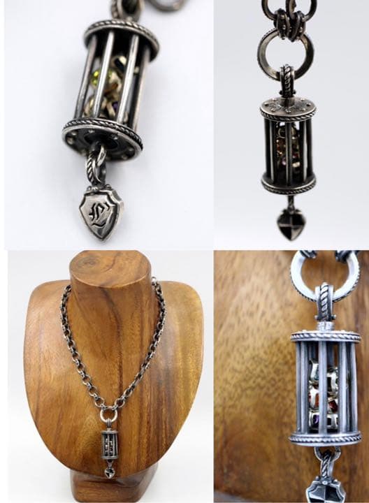 L'Arc-en-Ciel　天然石ペンダント　ラルクアンシエル　ネックレス