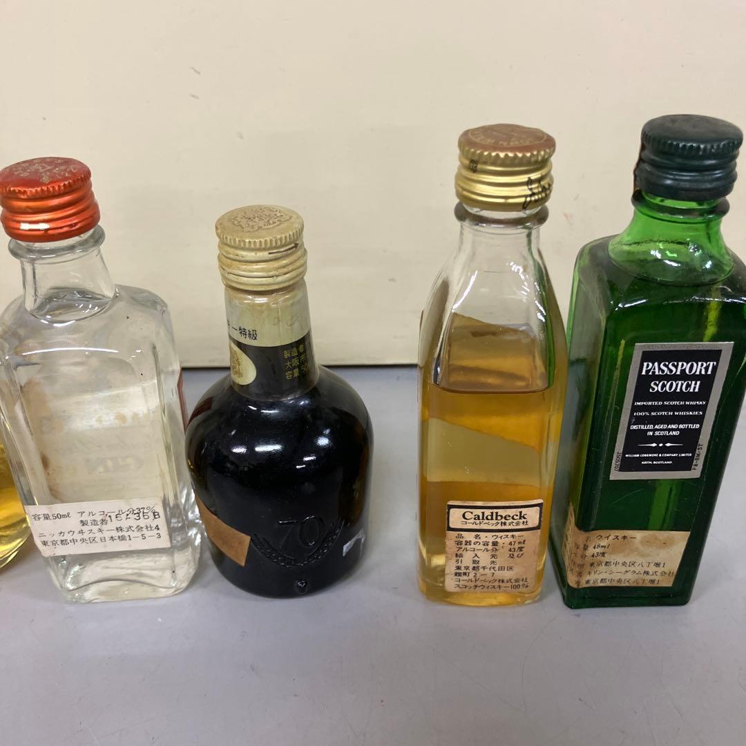 E-壁 ミニボトル 古酒 ウイスキー ジン まとめ売り 11本セット J&B