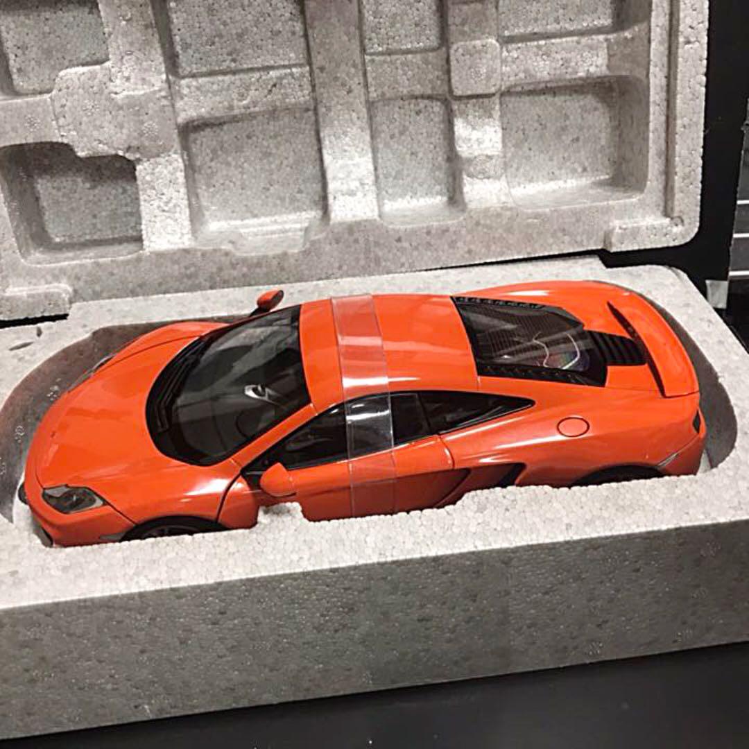 オートアート 1/18 ミニカー マクラーレン MP4-12C オレンジ