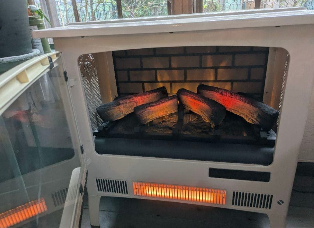 Duraflame アメリカ暖炉風電気温風機 暖炉型ファンヒーター