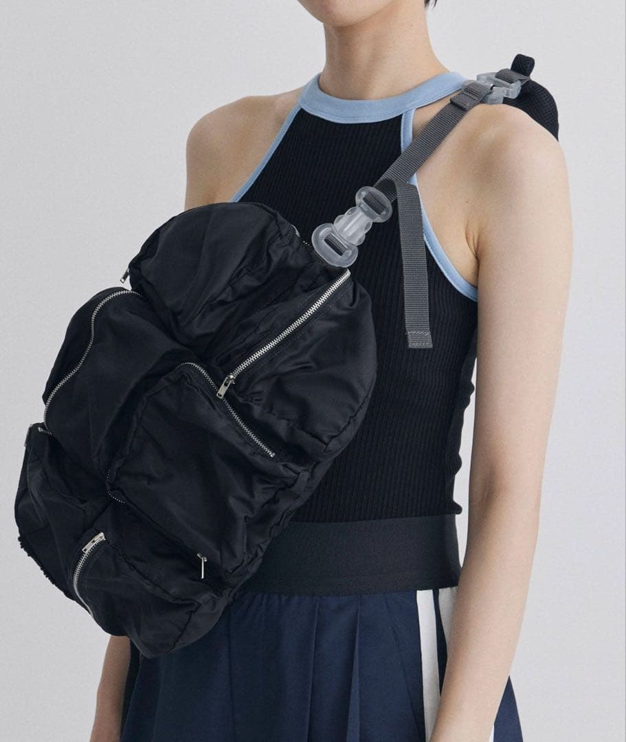 ユ*様 ミキオサカベ 7ポケットショルダーボディバッグ