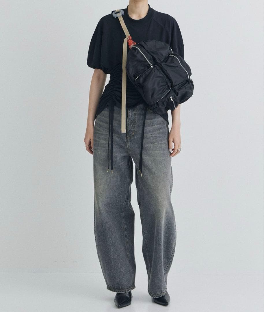 ユ*様 ミキオサカベ 7ポケットショルダーボディバッグ